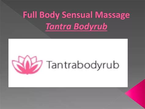 Full Body Sensual Massage Brothel Tsu